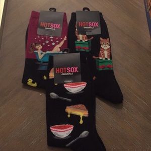 Hot Sox bundle (3) grilled cheese, Christmas cat